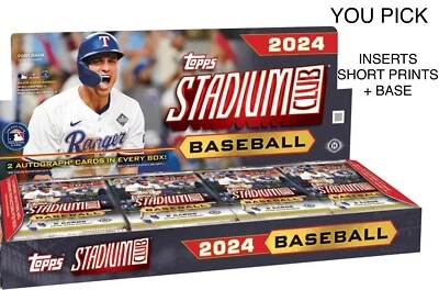 ⭐️ 2024 Topps Stadium- Inserts, Parallels, Base ~ You Pick, READ DESCRIPTION ⬇️ - Image 1 of 2