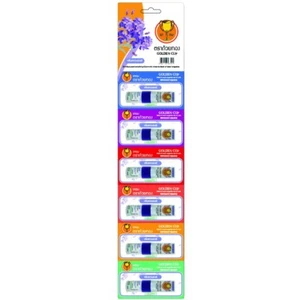 6 PCS Golden Cup Lavender Scent Inhalant menthol relief nasal cool dizzy - Picture 1 of 4