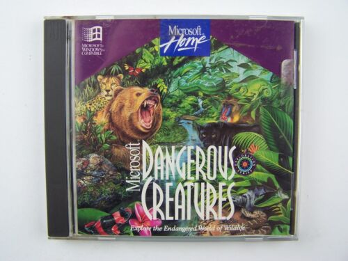 Microsoft Dangerous Creatures CD Software