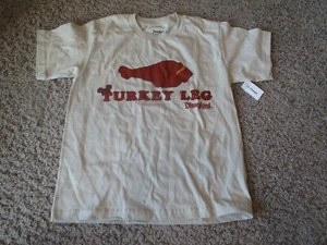 Disneyland Disney Turkey Leg Shirt Tan, Youth Small, New w/tags! - Bild 1 von 6