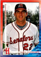 2003 Grandstand Harrisburg Senators Minor League Baseball Scott Sandusky 
