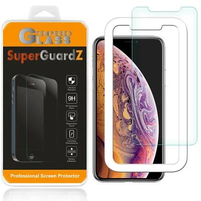 Tempered Glass Anti-Glare Matte Screen Protector - iPhone 11 Pro XS Max XR +Tray - Image 1 of 4