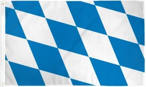 "BAVARIA" flag 3x5 ft polyester banner sign Bavarian - Picture 1 of 8