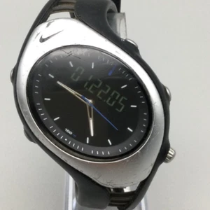 Nike Swift Watch Men 44mm Black Dial WC0035 Analog Digital 100M New Battery - Picture 1 of 16