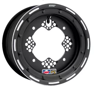 DWT ROK'N LOK Front Black Beadlock Rim Wheel 10" 10x5 3+2 4/144 TRX 450R 450ER - Picture 1 of 3