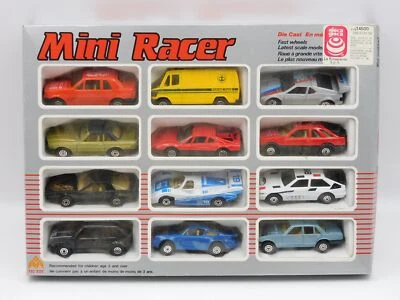 MC Toy Mini Racer diecast set 1:64 Matchbox Hotwheels size MIB Macao  - Immagine 1 di 4