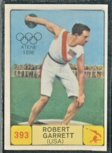 1968/69 SANDWICHES SPORTS CHAMPIONS OLYMPIAD FIGURE-ROBERT GARRETT-n.393-REC