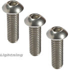 3/8-16 Button Head Socket Cap Screws Fully Threaded 18-8 Stainless Steel Qty 10
