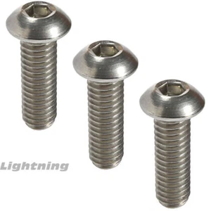 3/8-16 Button Head Socket Cap Screws Fully Threaded 18-8 Stainless Steel Qty 10 - Picture 1 of 125