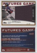 2010 Topps Pro Debut Futures Game Relics Gold /25 Carlos Peguero #FGR-CP