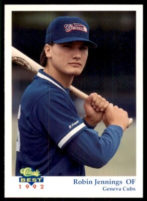 1992 Classic Best Geneva Cubs Robin Jennings Baseball Cards #13 - Image 1 of 2