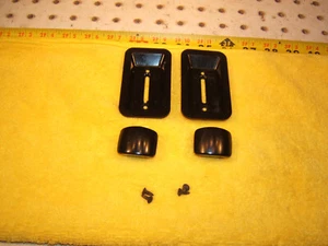 Jaguar XJS 2 door FRONT L & R seat sides pull back seat 1 set of 2 Knobs /plates - Picture 1 of 12