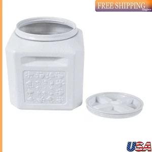 Pet Dog Cat Food Storage Container Airtight Bin 25 lbs Wide Screw Lid Waterproof - Picture 1 of 10