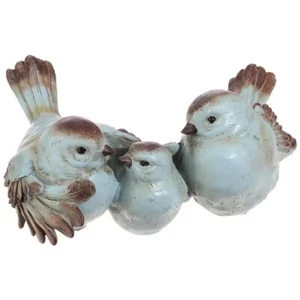 NEW!~RAZ Imports~6.5" Resin Blue Bird Family~Home Decor Figurine - Picture 1 of 1