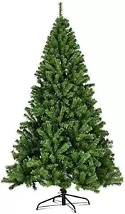 7FT/2.1M Classic Artificial Christmas Tree Xmas Realistic Natural Green Branches - Picture 1 of 13