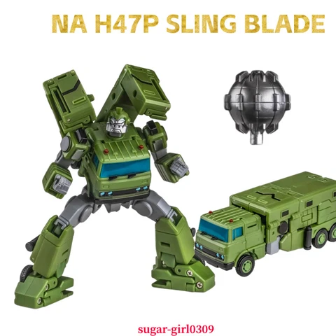 In stock NewAge NA H47P Sling Blade Mini Action Figure Bulkhead Robot 9.8cm Cover