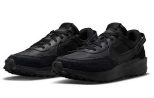 Nike Waffle Debut (Mens Size 11) Shoes DH9522 002 Triple Black - Picture 1 of 6