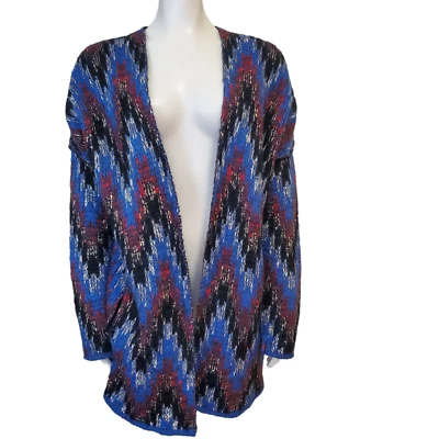 MAJE Marion Cardigan Sweater Size 1/S Womens long Oversized Jacquard pockets - Image 1 of 4