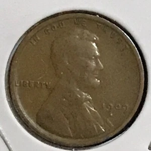 U.S. Lincoln Cent Prem VF 1909 VDB - Foto 1 di 2