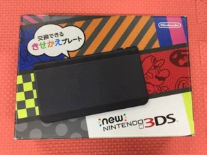Nintendo New 3DS System Model Console KISEKAE Black Used with Box - Picture 1 of 9