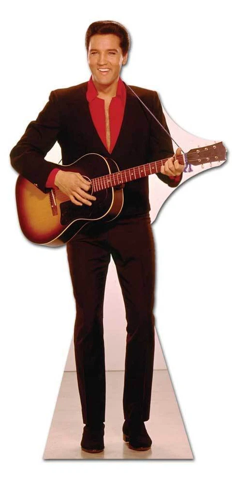ELVIS PRESLEY WITH GUITAR LIFESIZE CARDBOARD CUTOUT