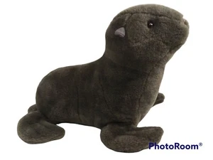 Seal Pup Plush Gray 20" Soft Toy Stuffed Animal Unbranded - Picture 1 of 9