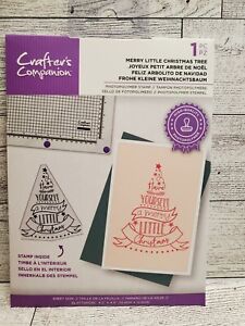 Crafters Companion Merry Little Christmas Tree Photopolymer Stamp New