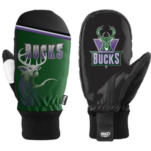 Milwaukee Bucks NBA Lab Rad 3M Thinsulate Guantes Snowboard Nuevo Grande Nuevo - Imagen 1 de 2