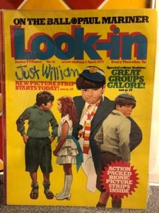 LOOK-IN COMIC # 14 2ND APRIL 1977 JUST WILLIAM SPACE 1999 GERRY ANDERSON - Bild 1 von 1