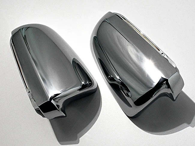 Audi A4 B6 B7 High Gloss Chrome Wing Mirror Door Caps Cover Case Housing S Line- - Изображение 1 из 1