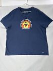 Life Is Good Shirt Mens Size 2Xl Crusher Tee Casual Blue Suns Out Tongues Out