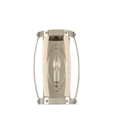 Kalco 312520PN Bradbury 1 Light ADA Wall Sconce in Polished Nickel