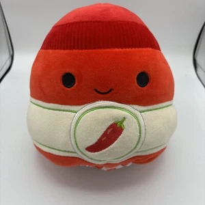 Original Squishmallows Illia Red Hot Sauce Bottle Chili Sriracha Plush - Picture 1 of 8