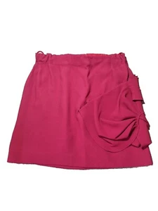 Miu Miu Womens Mini Skirt Size 40 Red RRP £450 - Picture 1 of 14