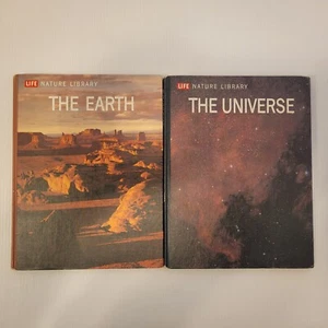 Life Nature Library The Earth & Universe Lot of 2 Educational Science Books - Picture 1 of 6