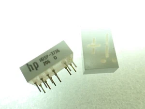 HDSP3736 (2 PER SALE) 7 Segment Display RED LED DISPLAY  Hewlett Packard 10PIN - Picture 1 of 3