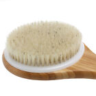 Wooden Bamboo Bristle Bath Brush Shower Body Exfoliating Scrubber