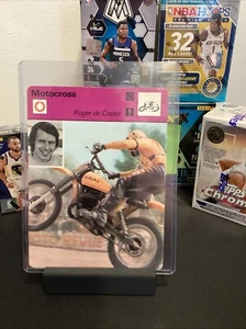 1977 1977/79 SPORTSCASTER MOTOCROSS SPORTS PHOTO ROGER DE COSTER SHARP!! - Picture 1 of 2
