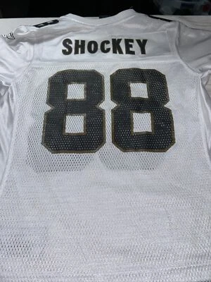Mujer Jeremy Shockey 88 NFL Equipo Ropa Jersey New Orleans Saints Negro L/G/G Foto 1 de 4