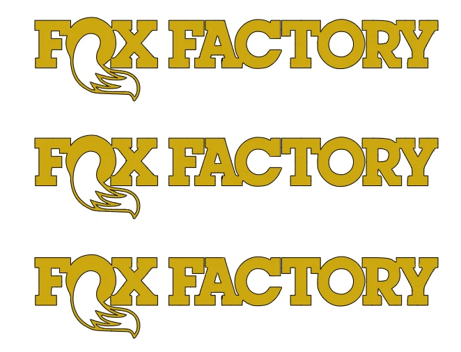 LOSI    FOX    FACTORY  DIE-CUT  Decal   Sticker  (  3 PCS  )  RC Truck NEW - Image 1 of 1