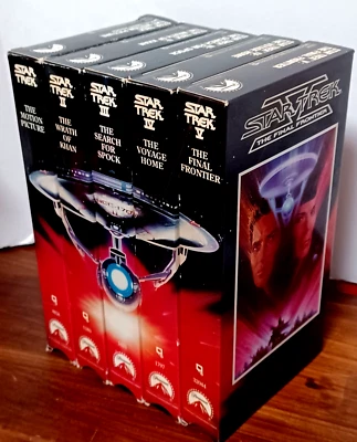 Star Trek The Movie Collection"Box Set of 5 Original VHS - Image 1 of 4