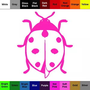 Lady Bug Sticker - Buy 1 Get 1 Free Ladybug Decal - Choose Color Size - Bild 1 von 2