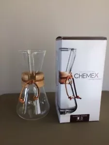 Chemex Classic 3 Cup Pour Over Coffeemaker - Picture 1 of 5