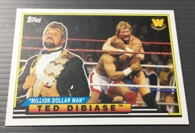 2018 Topps Heritage WWE MILLION DOLLAR MAN TED DIBIASE Big Legend - Image 1 of 2