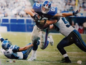 Jeremy Shockey #80 New York Giants NFL Licensed Unsigned 16x20 Glossy Photo Rare - Picture 1 of 3