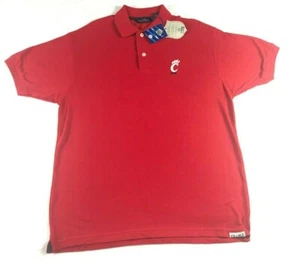 Cincinnati Bearcats Men's Polo Shirt 2 Button Officially Licensed - Picture 1 of 4