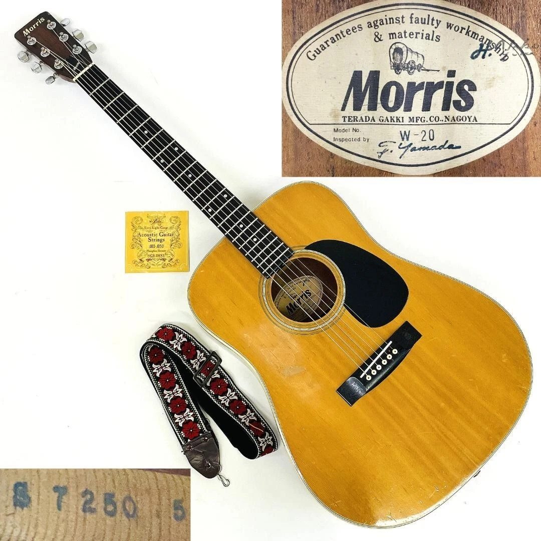 レア 12弦 Morris B23 LUTHIER 70年代ビンテージ【整備品】 レア 12弦