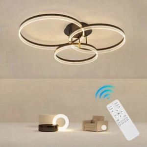 Modern Dimmable Lamp LED Ceiling Lights Bedroom Chandeliers Lobby Pendant Lights - Picture 1 of 11