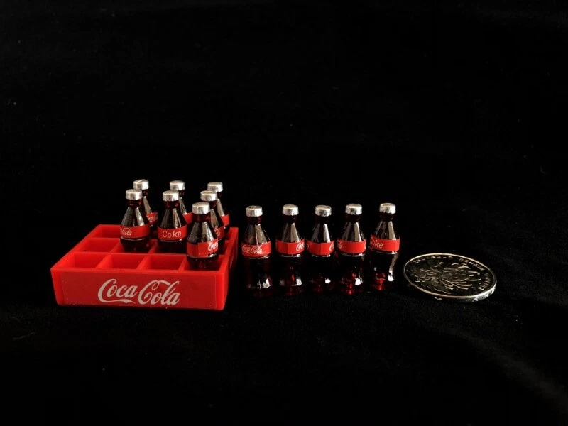 Diorama 1/18 Coke Bottle Model Set Garage Workshop Scene Prop Model Accessories - Image 1 of 4