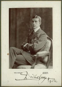 Wilhelm Prinz Norwegen Schweden & Furst Bülow Deutschland + Kaiser Japan Meiji um 1908 - Bild 1 von 1